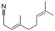 CAS 登录号：6250-73-3， 4,8-二甲基壬-3,7-二烯腈