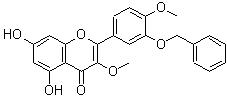 CAS#: 62507-01-1, 2-[3-(Benzyloxy)-4-Methoxyphenyl]-5,7-Dihydroxy-3-Methoxy-4H-Chromen-4-One
