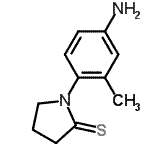 CAS 登录号：625102-14-9， 1-(4-氨基-2-甲基-苯基)吡咯烷-2-硫酮
