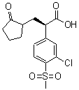 CAS#: 625113-52-2, (2R)-2-(3-chloro-4-methylsulfonyl-phenyl)-3-(2-oxocyclopentyl)propanoic acid