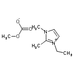 CAS 登录号：625120-68-5， 3-乙基-1,2-二甲基-1H-咪唑-3-鎓甲基碳酸酯