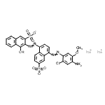 CAS#: 6252-59-1, Disodium 3-({4-[(4-Amino-2-Chloro-5-Methoxyphenyl)Diazenyl]-6-Sulfonato-1-Naphthyl}Diazenyl)-4-Hydroxy-2-Naphthalenesulfonate