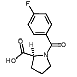 CAS 登录号：62522-93-4， (2S)-1-(4-氟苯甲酰)吡咯烷-2-羧酸