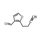 CAS#: 625415-42-1, 2-(3-Butyn-1-yl)-3-furaldehyde