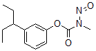 CAS 登录号：62573-57-3， 3-(3-戊基)苯基 N-甲基-N-亚硝基氨基甲酸酯