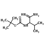 CAS#: 625839-47-6, 2-Methyl-2-propanyl (1-amino-1-imino-3-methyl-2-butanyl)carbamate