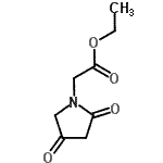 CAS 登录号：62613-80-3， 乙基(2,4-二氧代-1-吡咯烷基)乙酸酯