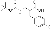 CAS 登录号：626220-65-3， 2-(4-氯苄基)-3-({[(2-甲基-2-丙基)氧基]羰基}氨基)丙酸