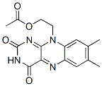 CAS 登录号：6266-58-6， 7,8-二甲基-10-(2-乙酰氧基乙基)苯并[g]蝶啶-2,4(3H,10H)-二酮