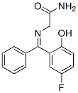 CAS 登录号：62665-93-4， 2-[[(5-氟-2-羟基苯基)苯基亚甲基]氨基]乙酰胺