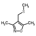 CAS#: 62679-06-5, 3,5-Dimethyl-4-[(Methylsulfanyl)Methyl]-1,2-Oxazole