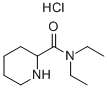 CAS 登录号：6270-43-5， N,N-二乙基-2-哌啶甲酰胺单盐酸盐