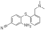 CAS#: 627490-01-1, 3-Amino-4-({2-[(dimethylamino)methyl]phenyl}sulfanyl)benzonitrile