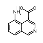 CAS#: 62781-93-5, 5-Amino-4-Isoquinolinecarboxylic Acid