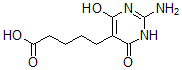 CAS#: 62782-57-4, 5-(2-Amino-4-hydroxy-6-oxo-1H-pyrimidin-5-yl)pentanoic acid