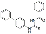 CAS 登录号：6281-71-6， 1-苯甲酰基-3-(1,1'-联苯-4-基)硫脲