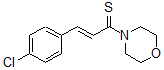 CAS#: 62825-32-5, (E)-4-[3-(4-Chlorophenyl)-1-Thioxo-2-Propenyl]-Morpholine