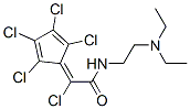 CAS#: 6284-49-7, 2-Chloro-N-[2-(Diethylamino)Ethyl]-2-(2,3,4,5-Tetrachloro-2,4-Cyclopentadien-1-Ylidene)Acetamide