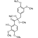 CAS 登录号：62849-15-4， 3-(3,4-二甲氧基苯基)-1-(2-羟基-3,4-二甲氧基苯基)-2,2-二甲氧基-1-丙酮