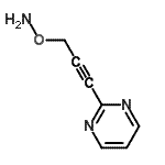CAS#: 628698-65-7, 2-[3-(Aminooxy)-1-propyn-1-yl]pyrimidine