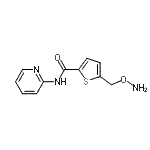 CAS#: 628703-83-3, 5-[(Aminooxy)methyl]-N-(2-pyridinyl)-2-thiophenecarboxamide