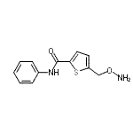 CAS#: 628703-86-6, 5-[(Aminooxy)methyl]-N-phenyl-2-thiophenecarboxamide