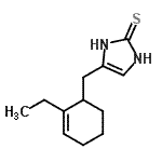 CAS#: 628730-12-1, 4-[(2-Ethyl-2-cyclohexen-1-yl)methyl]-1,3-dihydro-2H-imidazole-2-thione