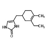 CAS#: 628731-36-2, 4-[(3-Ethyl-4-methyl-3-cyclohexen-1-yl)methyl]-1,3-dihydro-2H-imidazol-2-one