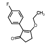 CAS 登录号：628731-95-3， 3-乙氧基-2-(4-氟苯基)-2-环戊烯-1-酮