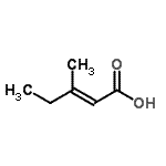 CAS#: 6290-97-7, (2E)-3-Methyl-2-Pentenoic Acid