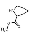 CAS 登录号：62915-48-4， 甲基3-氮杂双环[3.1.0]己烷-2-羧酸酯