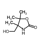 CAS 登录号：62977-64-4， 4-(羟基甲基)-4,5,5-三甲基-1,3-恶唑烷-2-酮