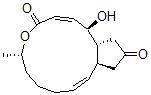 CAS 登录号：62989-90-6， 7-去氢布雷菲德菌素 A