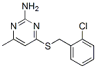 CAS 登录号：6299-21-4， 4-[(2-氯苯基)甲硫基]-6-甲基-嘧啶-2-胺