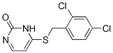 CAS#: 6299-23-6, 6-[[(2,4-Dichlorophenyl)Methyl]Thio]-2(1H)-Pyrimidinone