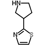 CAS#: 630121-89-0, 2-(3-Pyrrolidinyl)-1,3-thiazole