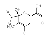 CAS#: 63023-59-6, (2R)-4-Chloro-6beta-[(Z)-2-Chloro-1-Methylethenyl]-2beta-Dibromomethyl-5,6-Dihydro-3-Methyl-2H-Pyran-2-Ol