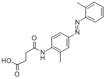 CAS#: 63042-13-7, 3-[4-[(2-Methylphenyl)Azo]-2-Methylphenylcarbamoyl]Propionic Acid