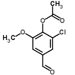 CAS#: 63055-10-7, 2-Chloro-4-Formyl-6-Methoxyphenyl Acetate