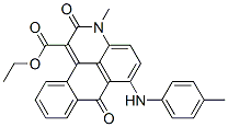 CAS#: 63059-39-2, 2,7-Dihydro-3-Methyl-6-[(4-Methylphenyl)Amino]-2,7-Dioxo-3H-Dibenz[f,ij]Isoquinoline-1-Carboxylic Acid Ethyl Ester