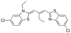 CAS#: 63059-42-7, 5-Chloro-2-[2-[(5-Chlorobenzothiazol-2-Yl)Methylene]Butylidene]-3-Ethyl-2,3-Dihydrobenzothiazole