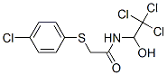 CAS#: 6310-28-7, 2-(4-Chlorophenyl)Sulfanyl-N-(2,2,2-Trichloro-1-Hydroxy-Ethyl)Acetamide