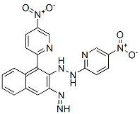 CAS 登录号：6311-00-8， 1-(5-硝基吡啶-2-基)-2-[1-(5-硝基吡啶-2-基)偶氮萘-2-基]肼