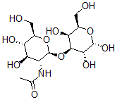 CAS 登录号：63121-25-5， 3-O-(2-(乙酰氨基)-2-脱氧-beta-D-吡喃葡萄糖基)-alpha-D-吡喃半乳糖