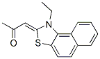 CAS 登录号：63123-29-5， 1-(1-乙基萘并[1,2-d]噻唑-2(1H)-亚基)丙酮