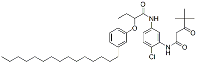 CAS#: 63133-80-2, N-[2-Chloro-5-[[1-Oxo-2-(3-Pentadecylphenoxy)Butyl]Amino]Phenyl]-4,4-Dimethyl-3-Oxovaleramide