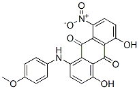 CAS#: 63133-83-5, 1,8-Dihydroxy-4-[(4-Methoxyphenyl)Amino]-5-Nitro-Anthracene-9,10-Dione