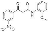 CAS#: 63134-28-1, 2-(3-Nitrobenzoyl)-Acetic Acid-o-Anisidide