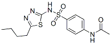 CAS#: 6314-71-2, N-[4-[(5-Butyl-1,3,4-Thiadiazol-2-Yl)Sulfamoyl]Phenyl]Acetamide