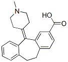 CAS 登录号：63141-67-3， 10,11-二氢-5-(1-甲基-4-哌啶基亚基)-5H-二苯并(a,d)环庚烯-3-羧酸